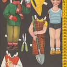 Paperinukke Lasse 1950-60-luku - pikkukuva 1