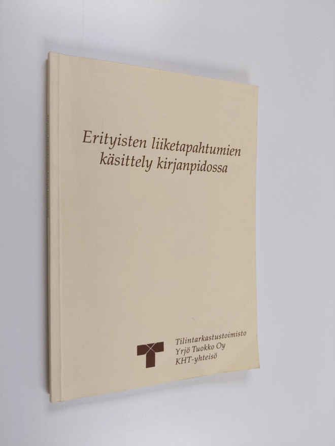 Erityisten liiketapahtumien käsittely kirjanpidossa