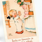 °°JOULU ON LÄMMÖN JA YSTÄVYYDEN...°° -KORTTI /Ml Attwell - pikkukuva 1