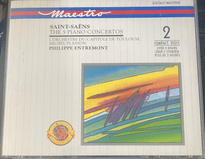 Saint-Saëns: The 5 Piano Concertos 2cd