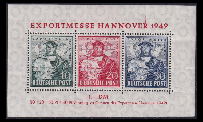 Bizone 103-5BL1 ** Hannoverin messut (1949)