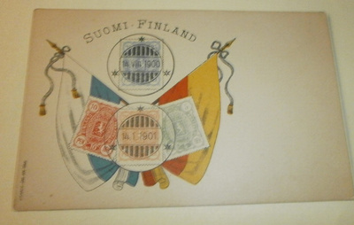 Suomalaisten postimerkkien muistolle, väripk 1901, ei p.
