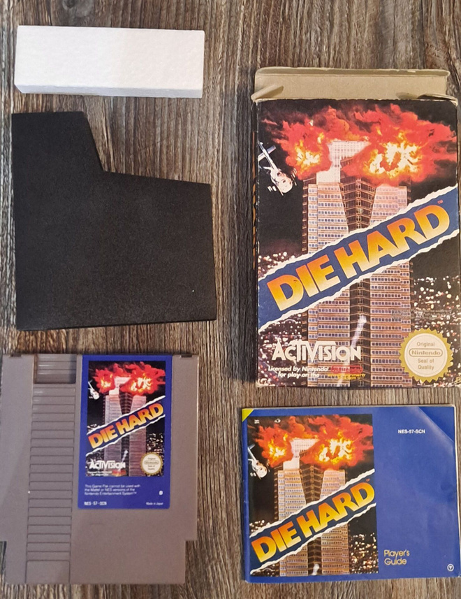 Die Hard (NES) CIB – Harvinainen SCN-julkaisu (NES-57-SCN),