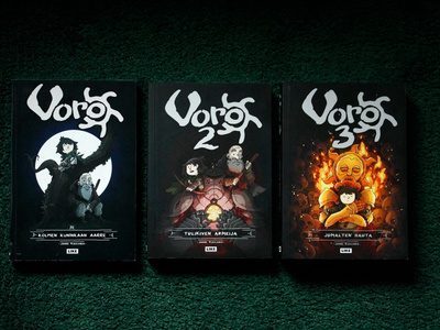 Janne Kukkonen Voro sarjakuvakirjat trilogia