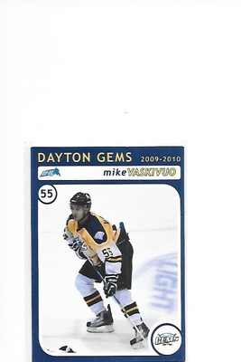 2009-10 Dayton Gems #55 Mike Vaskivuo Sport farmi