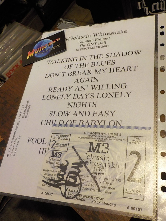 WHITESNAKE KEIKKALIPPU 2 NIMMARIA + SETTILISTA