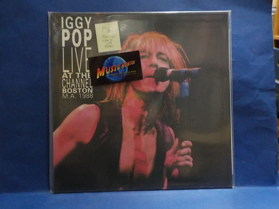 IGGY POP - LIVE AT THE CHANNEL BOSTON M.A. 1988 M-/M- 12" LP
