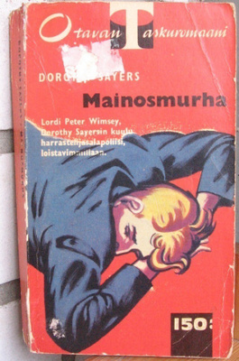 Dorothy L. Sayers: Mainosmurha, Otava 1960. 2p. 285.