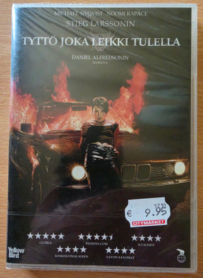 Tyttö Joka Leikki Tulella (2009) DVD (muoveissa)