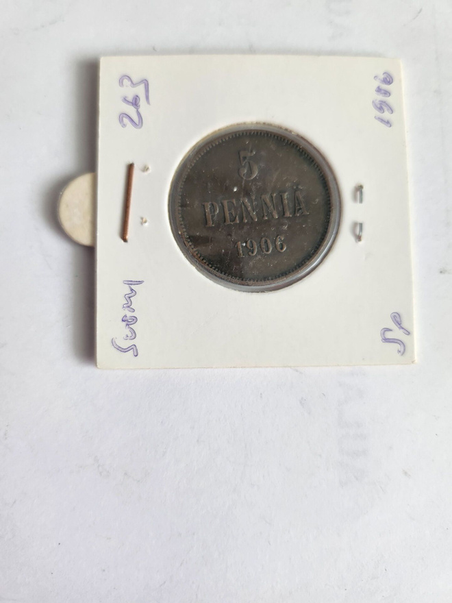 Suomi	5 penniä 1906 ja 1911     (14028)