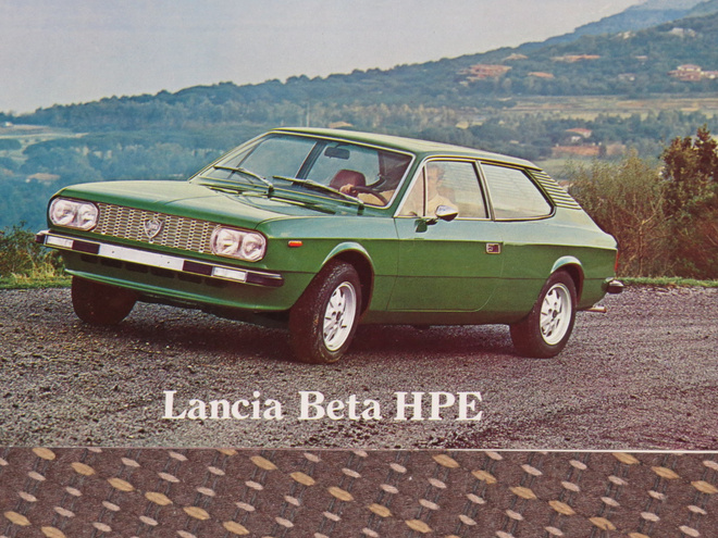 1975 Lancia Beta HPE esite - KUIN UUSI