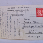 VANHA Postikortti Hamina 1954 Karhumäki - pikkukuva 2