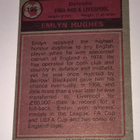 PELAAJAKORTTI JALKAPALLO GREAT BRITAIN EMLYN HUGHES 195 - pikkukuva 2
