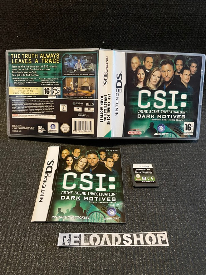 CSI Crime Scene Investigation Dark Motives DS