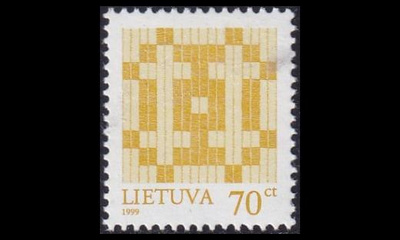 Liettua 668_II ** Käyttösarja kaksoisristi -99 (1998)