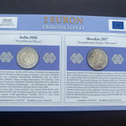 Slovakia 2017 + Italia 2016 2€ Monetan erikoissarja UNC - pikkukuva 2