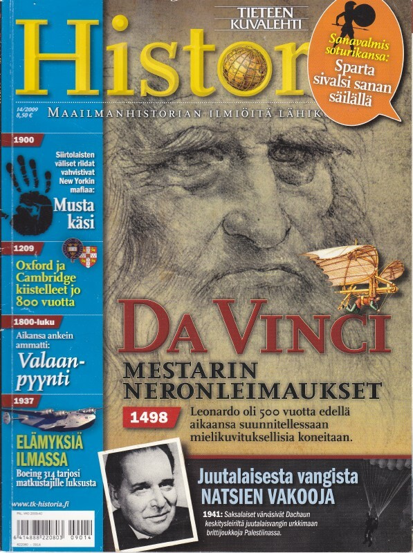 Tieteen Kuvalehti HISTORIA 14/2009 Da Vinci