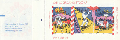 RUOTSI 1987 - Fa 1467/69 VIHKONPUOLIKAS LEIMATTUNA