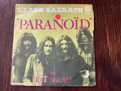 Black Sabbath: Paranoid 7”