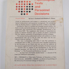Goldine C. Gleser ym. : Psychological Tests and Personnel... - pikkukuva 2