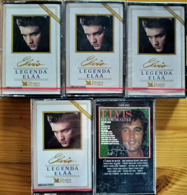 ELVIS -LEGENDA ELÄÄ Osat 1-4 Kasettikokoelma&kasetti