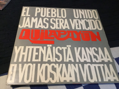 Quilapayn Yhtenäistä kansaa ei voi koskaan voittaa Eteenpäi