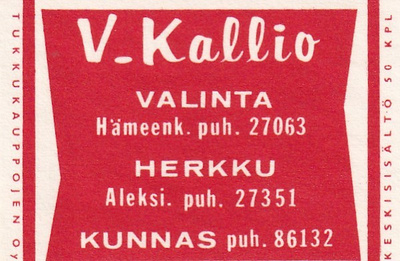 Kunnas, V. Kallio  6/11