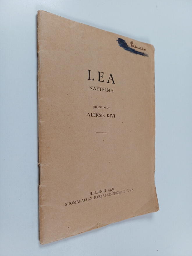 Aleksis Kivi : Lea - näytelmä