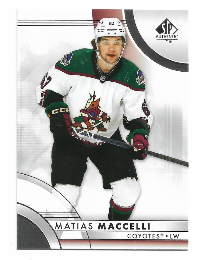 2023-24 SP Authentic #75 Matias Maccelli