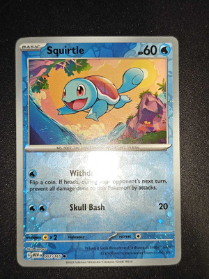 Pokémon Squirtle Cosmos reverse holo