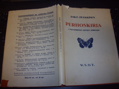 Asko Pulkkinen : Perhoskirja ( 1 p. 1932 ) Sis. postikulut
