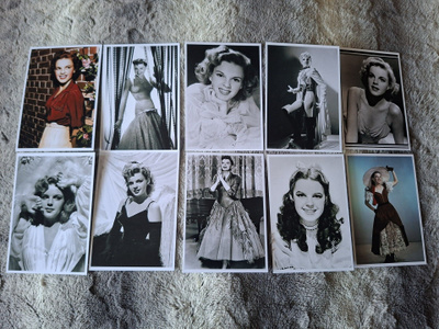 JUDY GARLAND -- postikorttisetti (Esim. Upea Lahja !!) #1