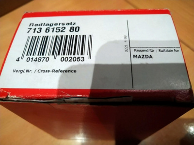Mazda 323 III farkku pyöränlaakeri FAG 713615280