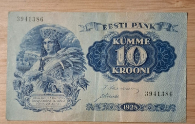 10 Krooni Viro 1928v.