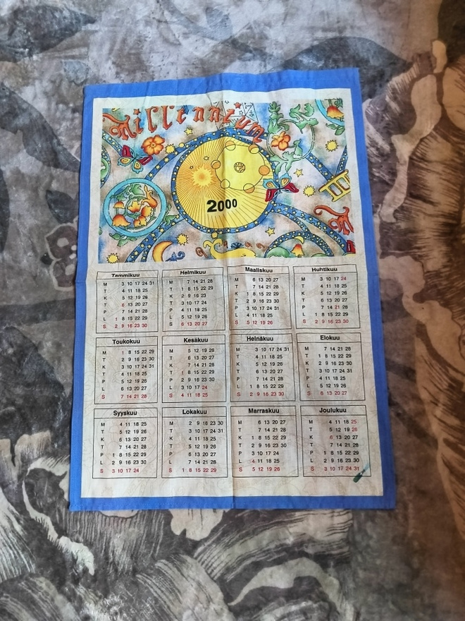 Kalenteripyyhe 2000