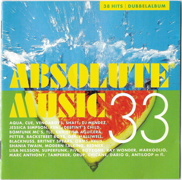 Absolute Music 33 (2CD) Aqua Oasis Rednex Kent Boyzone HIM
