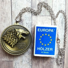 Game of Thrones Stark Wolf Necklace- kaulakoru (UUSI) - pikkukuva 3