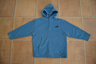 Puma sininen fleecehuppari 140cm