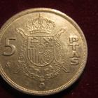 5 pesetas 1982. Espanja-Spain - pikkukuva 2