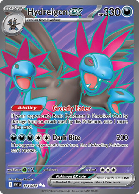 Hydreigon ex 161/086 - White Flare - NM/M