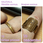 KALEVALA, ILMAJOEN -sormus, pronssi - pikkukuva 2