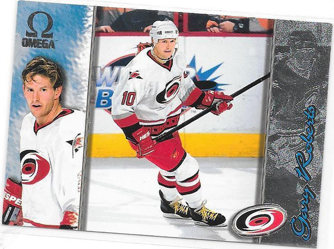 1997-98 Pacific Omega #45 Gary Roberts Carolina Hurricanes