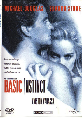dvd, Basic Instinct - Vaiston varassa (M Douglas, S Stone)