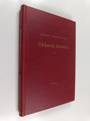 Sandor Domanovszky : Unkarin historia