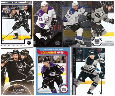 7 x DUSTIN BROWN Los Angeles Kings