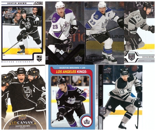 7 x DUSTIN BROWN Los Angeles Kings
