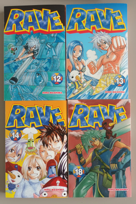 Hiro Mashima - Rave 12-14, 18, Egmont 2008, 2 kuvaa