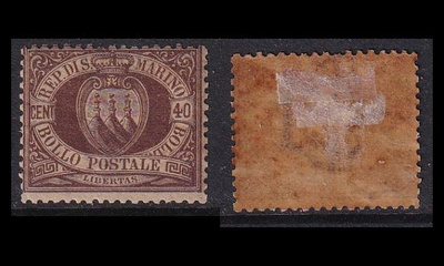 San Marino 17 * Käyttösarja numero 40 C (1892)
