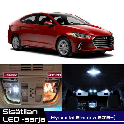 Hyundai Elantra (AD) Sisätilan LED-sarja 9-osain