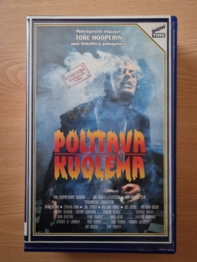 Polttava kuolema (1990) VHS (Tobe Hooper)